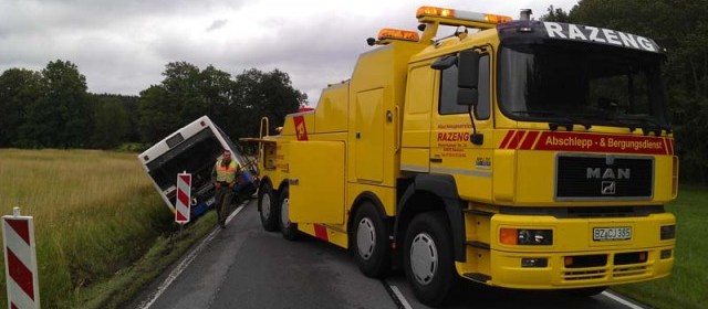 Bergungsdienst für LKW, Bus